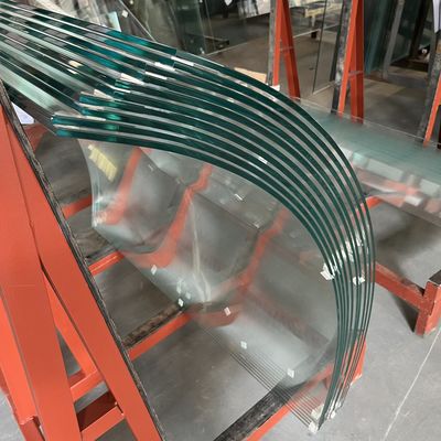 Thủy kính cong thạnh xây dựng kính nóng tường phân vùng 3mm 4mm 5mm 6mm 8mm 9mm 10mm kính cứng cho cầu thang / cửa sổ