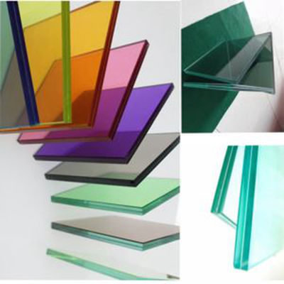 Sợi lưới thủy tinh mạ kim loại chống cháy thủy tinh nhám 4mm 5mm 6mm 8mm 10mm thủy tinh mạ mạ mạ hai lớp cho trang trí nhà / tường rèm