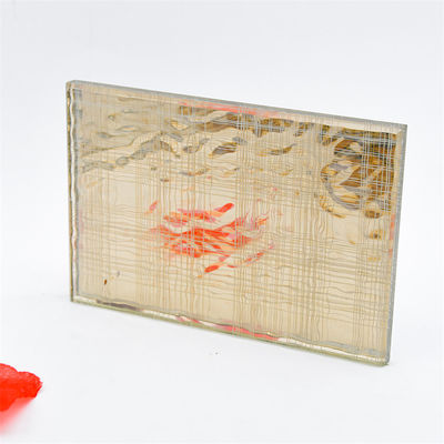 4+4 5+5 6+6 8+8 Màu sắc Laminated Glass trang trí Cột phẳng / cong trang trí nội thất kính 3mm-19mm Độ dày tùy chỉnh