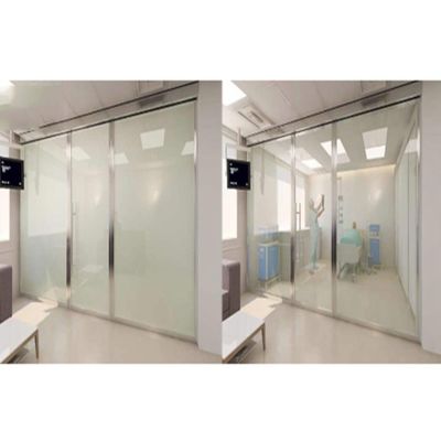 Bệnh viện PDLC phim kính thông minh điều khiển từ xa phẳng PDLC phòng hội nghị bàn kính cho Ultra Low Atomization điều khiển từ xa