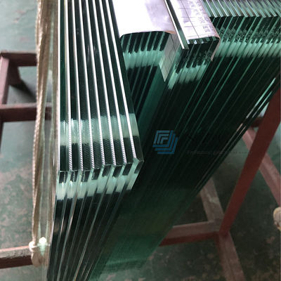 Kính cứng 19MM trong suốt cho tường rèm màu sắc tùy chỉnh và kích thước tối thiểu 200mm * 200mm