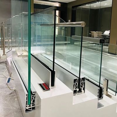 Vị trí Bức chắn sàn Bức cầm cho căn hộ nghỉ dưỡng Aluminium Glass U Channel Glass Fence Balustrade Railing Position