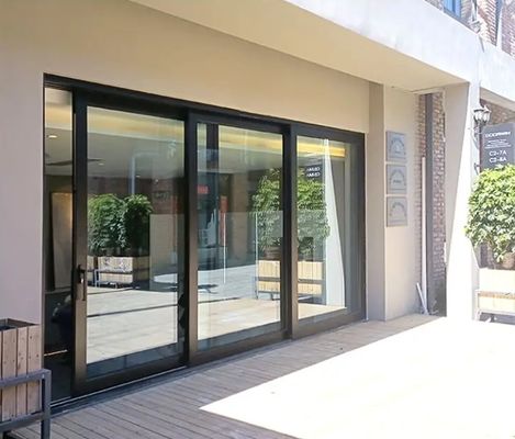 Heavy Duty Aluminum Air Tight Glass Sliding Door Phong cách thiết kế hiện đại với Break nhiệt