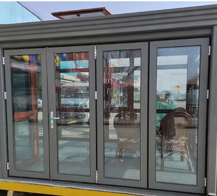 Hộp nhôm cửa nhà để xe tùy chỉnh cửa nhà để xe gấp cửa kính trượt cho nhà hiện đại
