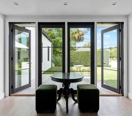 Đường lắc kính cách nhiệt màu đen tùy chỉnh với lớp phủ bột hợp kim nhôm