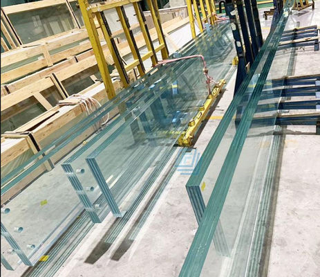 Kích thước lớn Ultra Clear Low Iron Tempered Laminated Glass tùy chỉnh Max Size 3300x13000mm