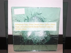Kính chống đạn 20mm 24mm 26mm 28mm 30mm Lớp kính ba lớp chống đạn cho cửa sổ