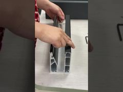 Lắp kính vào Thanh U nhôm